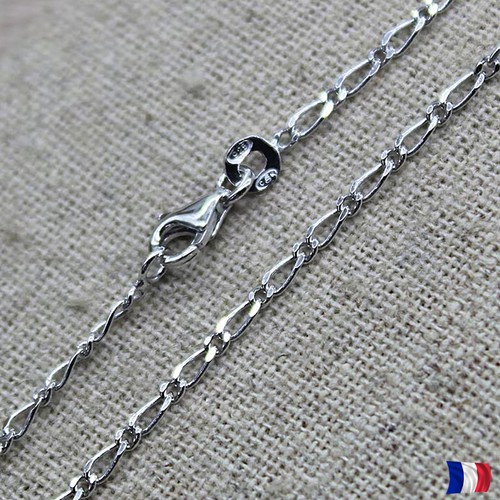 Chaîne maille figaro argent - maille,
