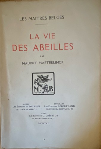 Maeterlinck vie des - maeterlinck,
