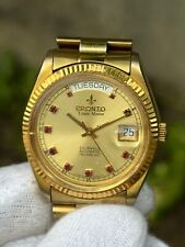 Vintage PRONTO Tropic Master President Automatic Day Date Watch Swiss Vintage