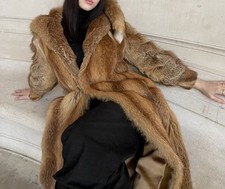 manteau fourrure renard Avec