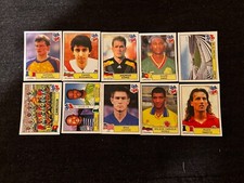 LOT 10 STICKERS PANINI world