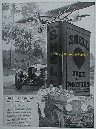 Publicite shell huile pour - shell,