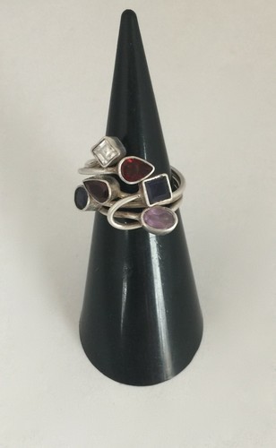 Bague argent pierres - en, pierres/