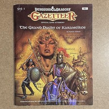 Japanese GAZ1 Grand Duchy of Karameikos Dungeons & Dragons Gazetteer Mystara