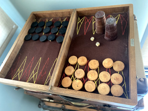Ancienne boite jeu - ancienne, de
