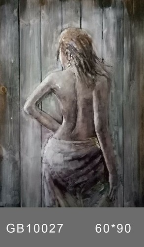 Chair femme mural sculpture - mural,