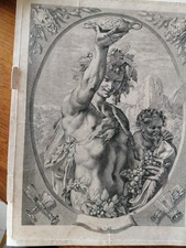 antique engraving bacchus hendrik goltzius 