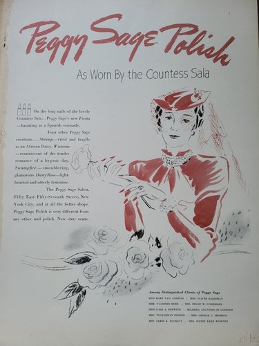 1938 peggy sage salon - 1938,
