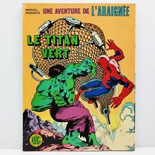 Marvel Spider-Man Hulk Comic Book LUG French 1979 Unread TPB L'Araignee Titan