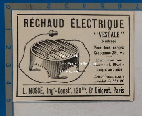 Rechaud electrique vestale - electrique,