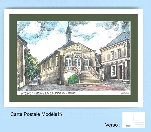 02451 carte postale - 02451,