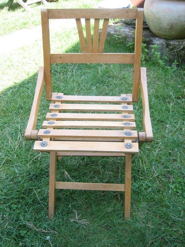 Ancienne chaise enfant bois - ancienne,