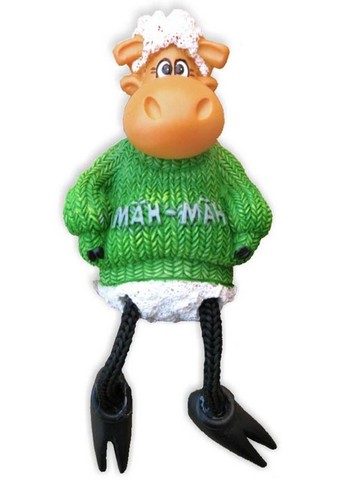 Pull tricoté mouton - , vert