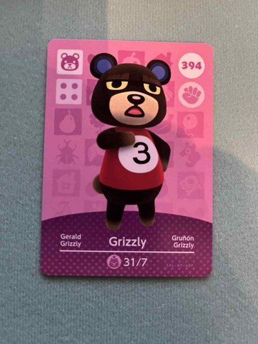 Carte amiibo animal crossing - amiibo,