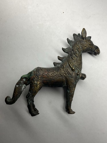 Ancienne statuette bronze - bronze, /