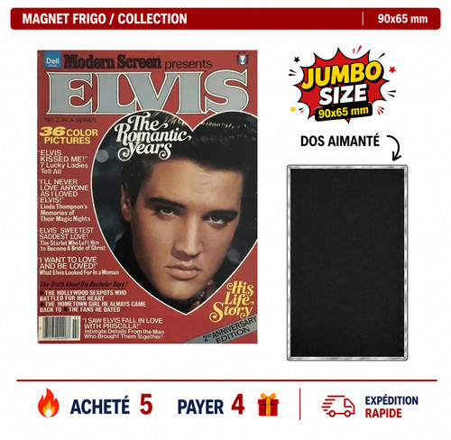 Magnet frigo elvis - frigo, presley