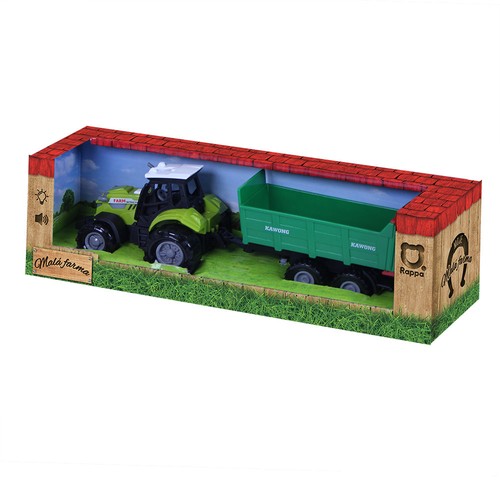 Tracteur avec remorque - , sonore