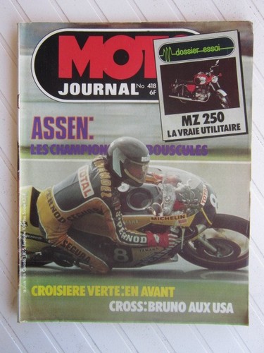 Moto journal 418 mz 250 - 418, /mz