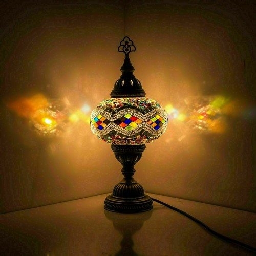 Lampe table colorée en - table,