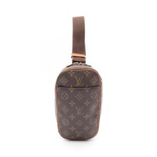 LOUIS VUITTON Pochette Gange Waist bag M51870 Monogram canvas Brown Used unisex