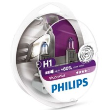 AMPOULE H1 12V 55W Philips Vision Plus 60% 12258VPS2 Twin