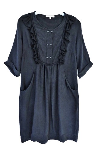 Robe sandro en soie - robe,