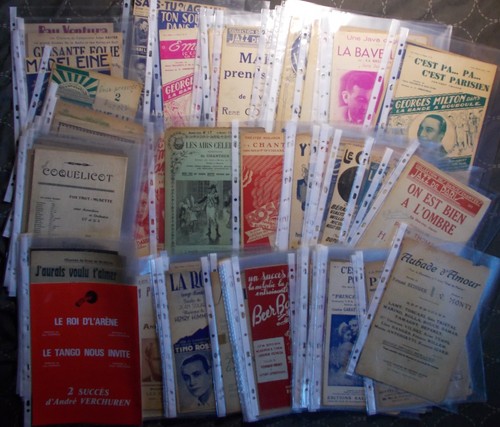 Lot partitions musicales - lot,
