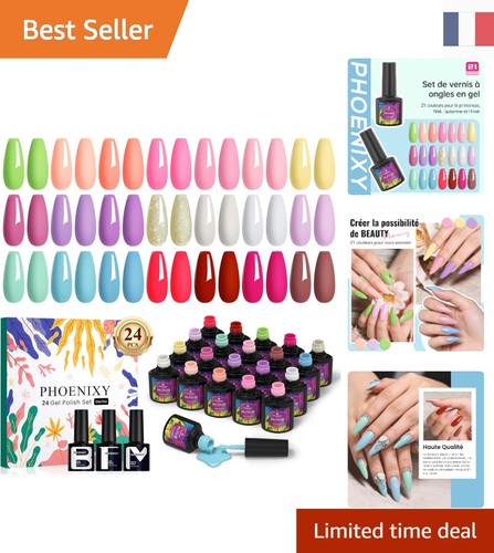 Kit vernis gel - uv, 24pcs