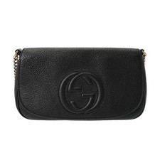 GUCCI Soho ChainShoulder Outlet Black/Noir shoulder bag 800000139237000