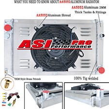 3 Rangées Radiateur Shroud