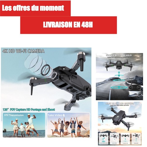 Drone avec caméra 1080p - caméra, rc