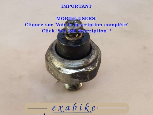 Contacteur pression huile - de, d'huile