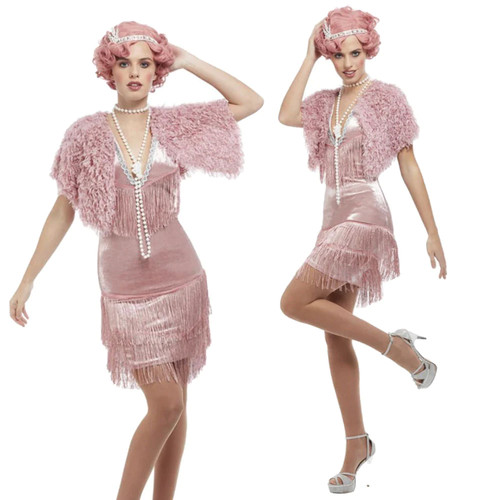 Costume flapper vintage rose - flapper,