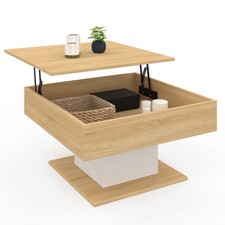 Table basse plateau relevable