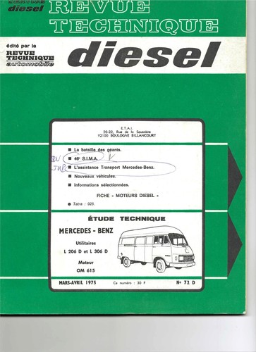 Revue technique mercedes l - mercedes,