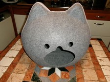 Maison pour chat mignon, niche confortable pour animal de compagnie, coussin,