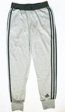 ADIDAS pantalon jogging COMME NEUF gris chiné survêtement fille 12-13 ans 158 cm