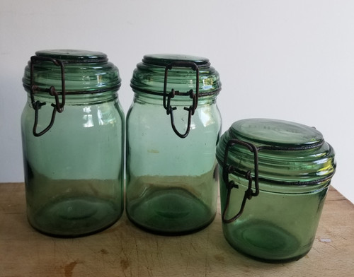 Lot anciens bocaux pour - bocaux,