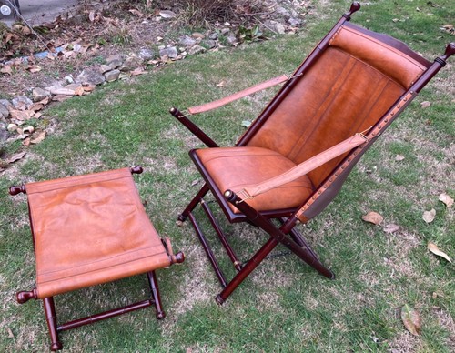 Palecek chair ottoman - chair, &