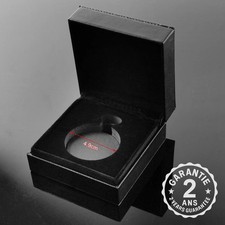 Boîte à Montres de Poche à Gousset Cuir PU Rangement Coffret Luxe Duvet Cadeau