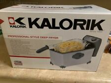 Kalorik Stainless Steel Deep Fryer Model FT 36673 4QT. Deep Fryer