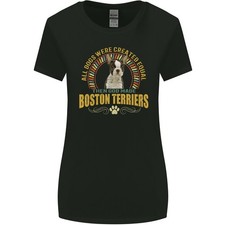 Un Chien Boston Terrier Femmes