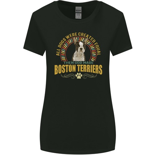 Chien boston terrier femmes - un,
