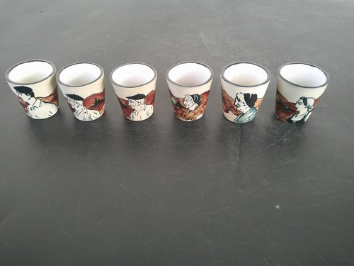 Verres liqueur ceramique - en,