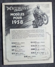 Catalogue matchless 1958 - matchless,