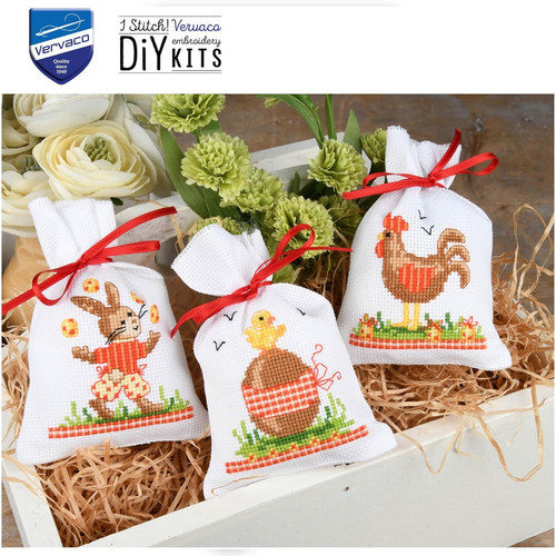 Kit broderie comptée - de,