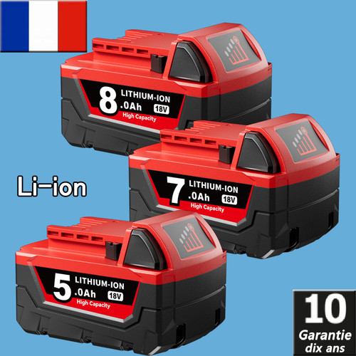 18v pour batterie - batterie, milwaukee