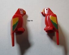 LEGO 2546p01 x2 Parrot Red Parrot Red of 6259 6278 6264 6267... MOC-A3
