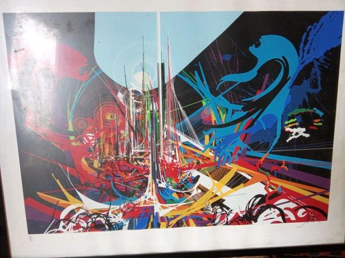 Lithographie raymond moretti - raymond,