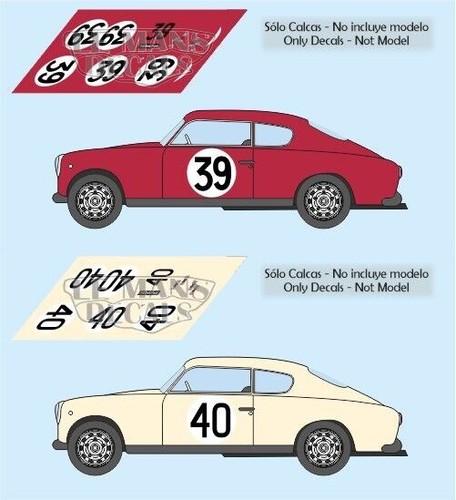 Décal lancia aurelia b20 - lancia, le